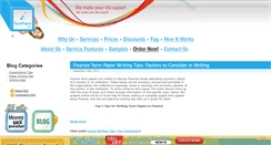 Desktop Screenshot of blog.i-termpaper.com